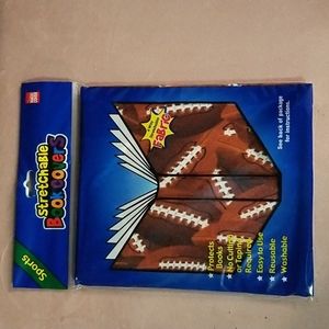 5/$25 Stretchable book cover football
